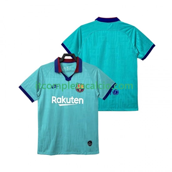 Maglia FC Barcelona 2019 2020 Retro Terza Divisa Manica Corta ,Uomo