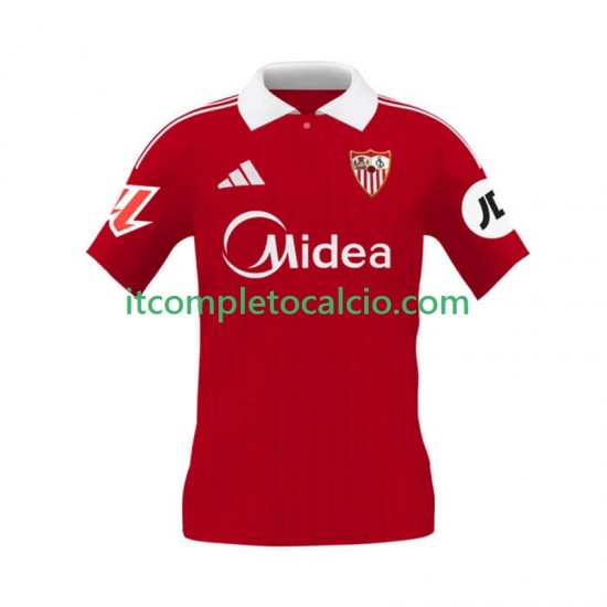 Maglia Sevilla FC Divisa Away 2025-2026 Manica Corta ,Uomo