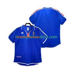 Maglia Francia 2000 Retro Divisa Home Manica Corta ,Uomo