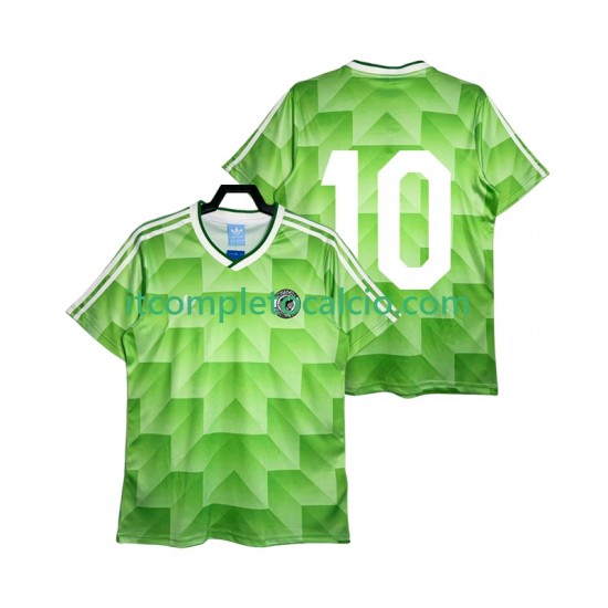 Maglia Germania 10 1990 Retro Divisa Away Manica Corta ,Uomo