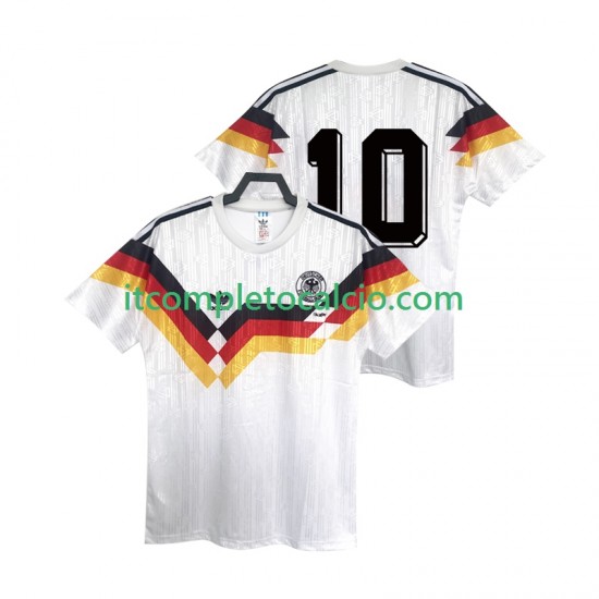 Maglia Germania 10 1990 Retro Divisa Home Manica Corta ,Uomo