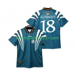 Maglia Germania KLINSMANN 18 1996 Retro Divisa Away Manica Corta ,Uomo