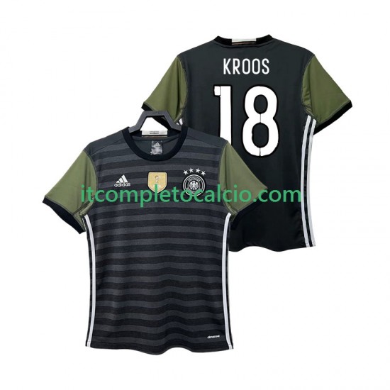 Maglia Germania KROOS 18 2016 Retro Divisa Away Manica Corta ,Uomo