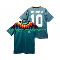 Maglia Germania MATTHAUS 10 Retro Divisa Away 1994 Manica Corta ,Uomo