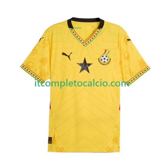 Maglia Ghana Divisa Away 2025 Manica Corta ,Uomo