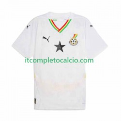Maglia Ghana Divisa Home 2025 Manica Corta ,Uomo