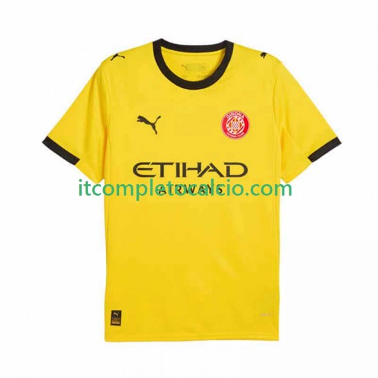Maglia Girona Divisa Away 2025-2026 Manica Corta ,Uomo