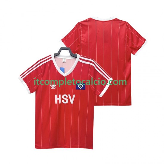 Maglia Hamburger SV 1983 1984 Retro Divisa Away Manica Corta ,Uomo