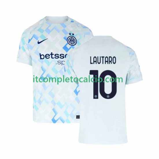 Maglia Inter Milan Lautaro Martinez 10 Divisa Away 2025-2026 Manica Corta ,Uomo