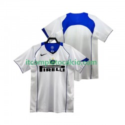 Maglia Inter Milan 2005 Retro Divisa Away 2004 Manica Corta ,Uomo