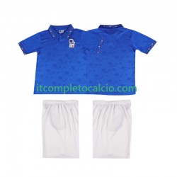 Maglia Italia Retro Divisa Home 1994 Manica Corta ,Bambino
