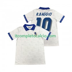 Maglia Italia Roberto Baggio 10 Retro Divisa Away 1994 Manica Corta ,Uomo
