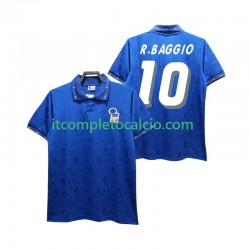 Maglia Italia Roberto Baggio 10 Retro Divisa Home 1994 Manica Corta ,Uomo