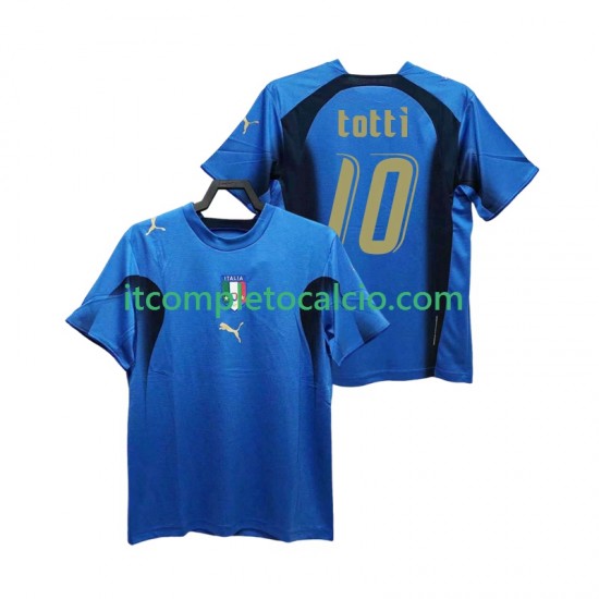 Maglia Italia Totti 20 Retro Divisa Home 2006 Manica Corta ,Uomo