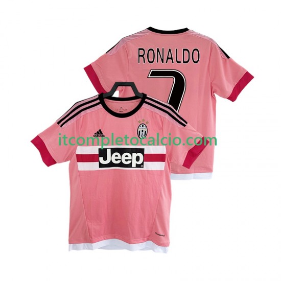 Maglia Juventus Cristiano Ronaldo 7 2016 2017 Retro Divisa Away Manica Corta ,Uomo