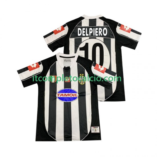Maglia Juventus DEL PIERO 10 2003 Retro Divisa Home 2002 Manica Corta ,Uomo