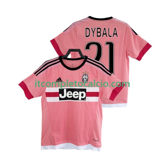 Maglia Juventus DYBALA 21 2016 2017 Retro Divisa Away Manica Corta ,Uomo