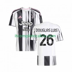 Maglia Juventus Douglas Luiz 26 Divisa Home 2025-2026 Manica Corta ,Uomo