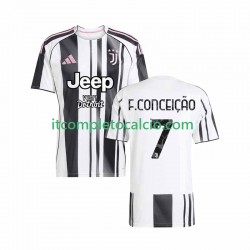 Maglia Juventus Francisco Conceicao 7 Divisa Home 2025-2026 Manica Corta ,Uomo