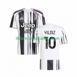 Maglia Juventus Kenan Yildiz 10 Divisa Home 2025-2026 Manica Corta ,Uomo