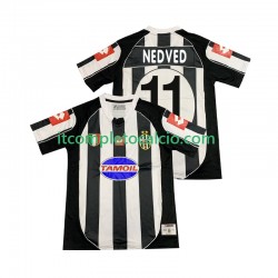 Maglia Juventus NEDVED 11 2003 Retro Divisa Home 2002 Manica Corta ,Uomo