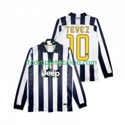 Maglia Juventus TEVEZ 10 2014 2015 Retro Divisa Home Manica Lunga ,Uomo