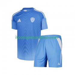 Maglia Leeds United Portiere Divisa Home 2025-2026 Manica Corta ,Bambino