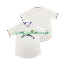 Maglia Leeds United 2000 2001 Retro Divisa Home Manica Corta ,Uomo
