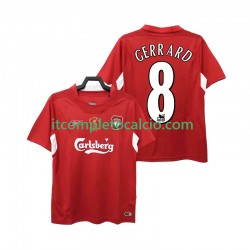 Maglia Liverpool GERRARD 8 2005 Retro Divisa Home 2004 Manica Corta ,Uomo