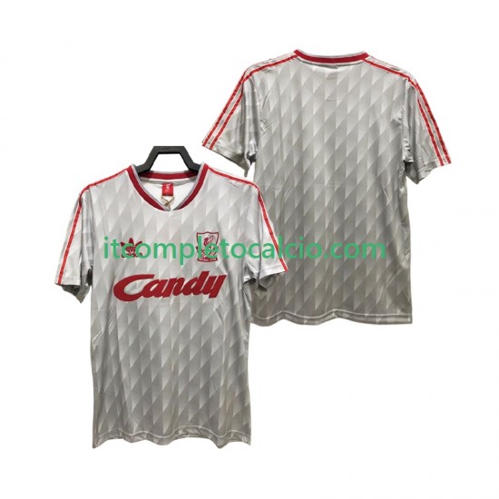 Maglia Liverpool 1989 1991 Retro Divisa Away Manica Corta ,Uomo