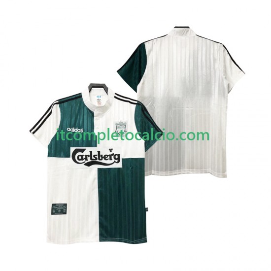 Maglia Liverpool 1995 1996 Retro Divisa Away Manica Corta ,Uomo