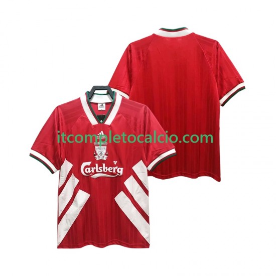Maglia Liverpool 1993 1995 Retro Divisa Home Manica Corta ,Uomo