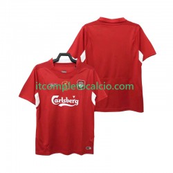 Maglia Liverpool 2005 Retro Divisa Home 2004 Manica Corta ,Uomo