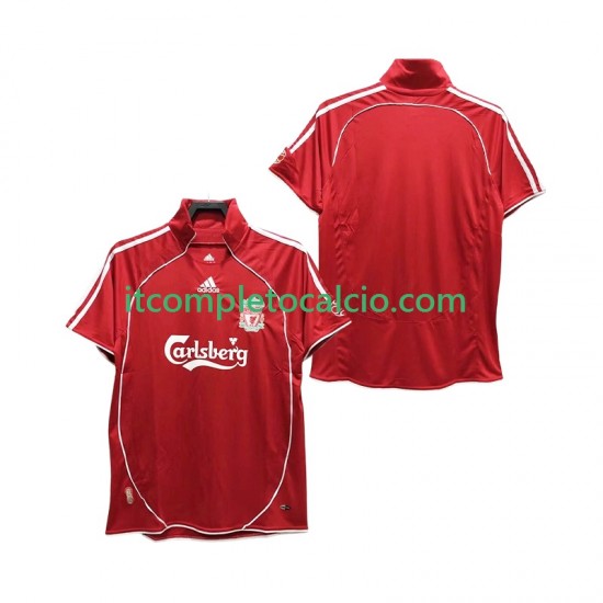 Maglia Liverpool Retro Divisa Home 2008 2006 Manica Corta ,Uomo