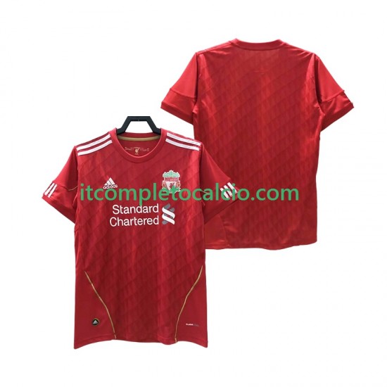 Maglia Liverpool 2012 Retro Divisa Home 2010 Manica Corta ,Uomo