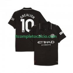 Maglia Manchester City Jack Grealish 10 Divisa Away 2025-2026 Manica Corta ,Uomo