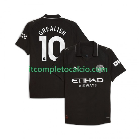 Maglia Manchester City Jack Grealish 10 Divisa Away 2025-2026 Manica Corta ,Uomo