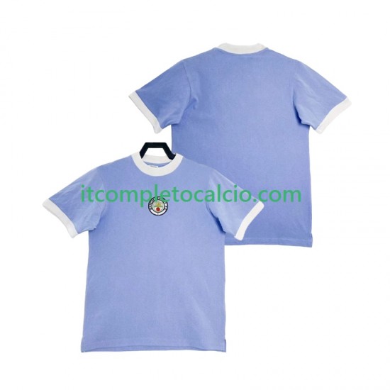 Maglia Manchester City 1972 Retro Divisa Home Manica Corta ,Uomo