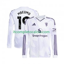 Maglia Manchester United Bryan Mbeumo 19 Divisa Away 2025-2026 Manica Lunga ,Uomo