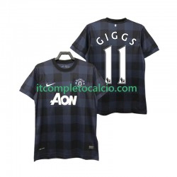 Maglia Manchester United GIGGS 11 2013 2014 Retro Divisa Away Manica Corta ,Uomo