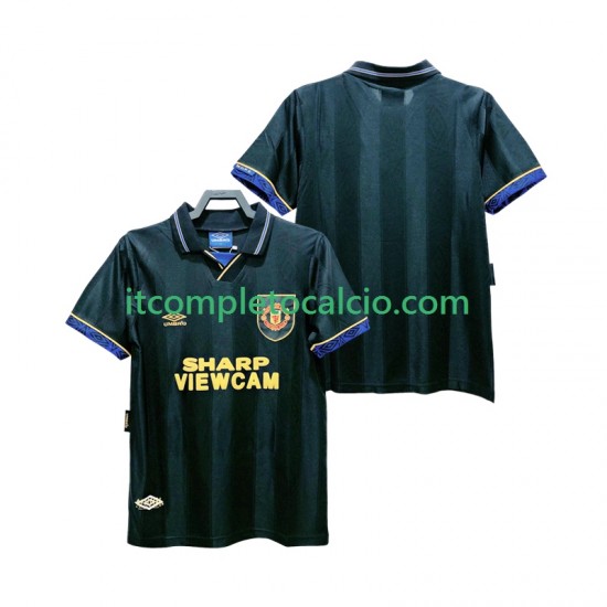 Maglia Manchester United 1993 Retro Divisa Away 1994 Manica Corta ,Uomo