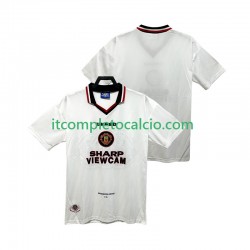 Maglia Manchester United 1996 1997 Retro Divisa Away Manica Corta ,Uomo