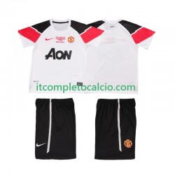 Maglia Manchester United Champions League 2012 Retro Terza Divisa 2011 Manica Corta ,Bambino