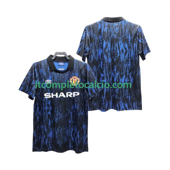 Maglia Manchester United 1993 Retro Divisa Home Manica Corta ,Uomo