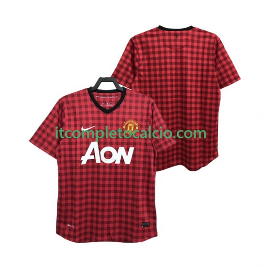 Maglia Manchester United 2012 2013 Retro Divisa Home Manica Corta ,Uomo