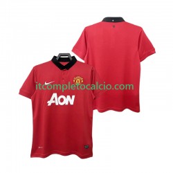 Maglia Manchester United 2013 2014 Retro Divisa Home Manica Corta ,Uomo