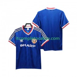 Maglia Manchester United 1986 1988 Retro Terza Divisa Manica Corta ,Uomo