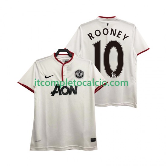 Maglia Manchester United Rooney 10 2013 2014 Retro Terza Divisa Manica Corta ,Uomo