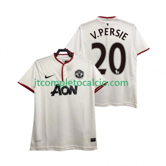 Maglia Manchester United V PERSIE 20 2013 2014 Retro Terza Divisa Manica Corta ,Uomo