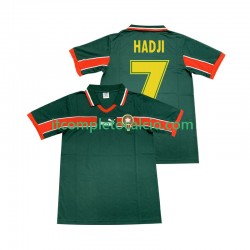 Maglia Marocco HADJI 7 Retro Divisa Home 1998 Manica Corta ,Uomo